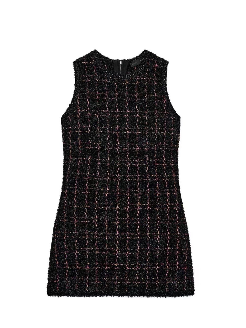 TEXTURED KNIT MINI DRESS